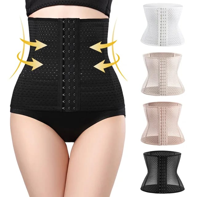 Western Couture Women's High-Stretch Waist Shaper - Breathable Flat Belly Corset