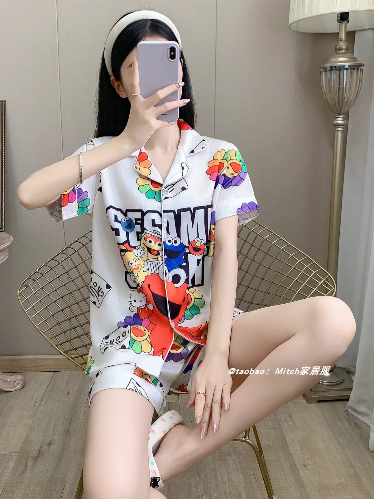 Western Couture Women's 3-Piece Cartoon Print Nightwear Set - Cotton Lounge Wear