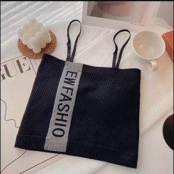 Imported Glamorous Double Layered Tank/Tube Tops with Chest Pads