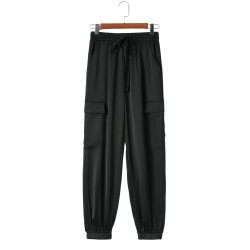 Imported New Arrival Faux Leather Cargo/Jogger Pant