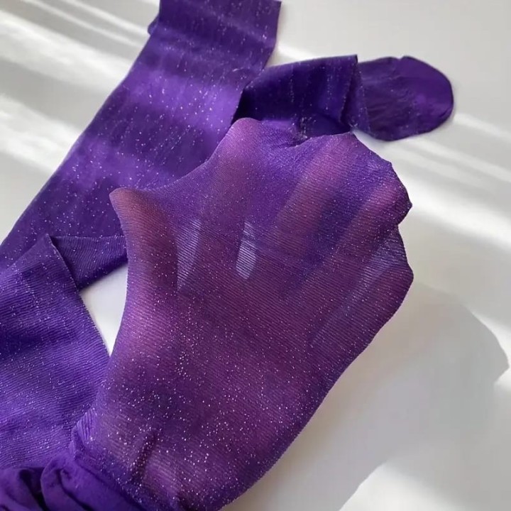 Western Couture™ Imported Glitter Sheer Pantyhose for Women – Shiny & Stretchable Stockings