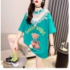 Western Couture Imported Elegant Big Size Loose Pattern T-Shirt