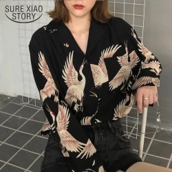 Western Couture Imported Japanese Print Black Shirt – Full Sleeves