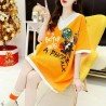 Western Couture Imported Stylish Oversized V Neck T-Shirt