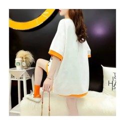 Western Couture Imported Stylish Oversized V Neck T-Shirt