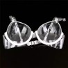 Crystal Clear Transparent Plastic Bra for Women