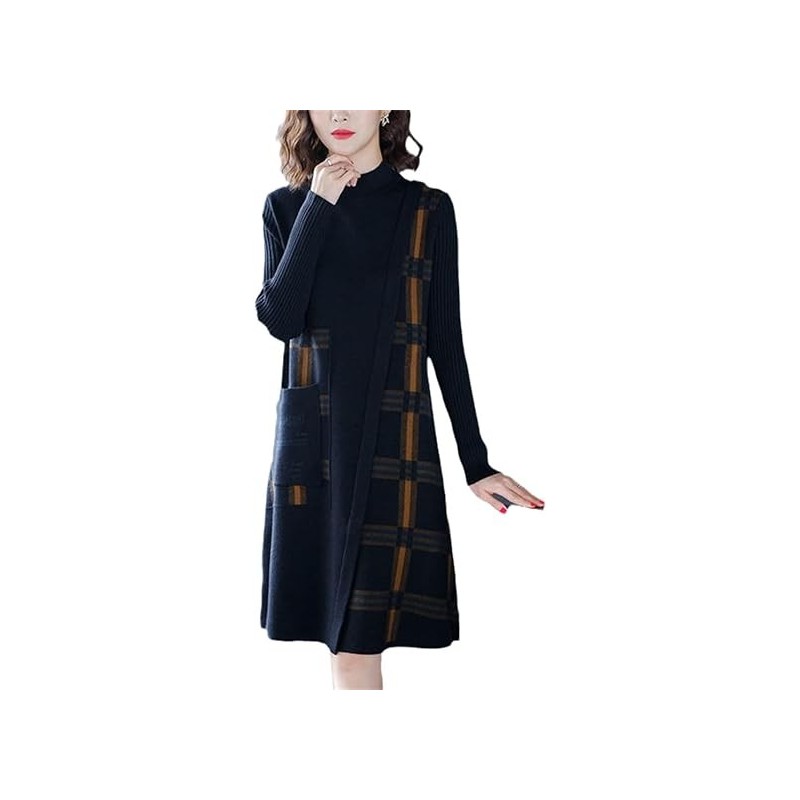 Western Couture Imported Autumn-Winter Full Sleeves Mock Neck Dress