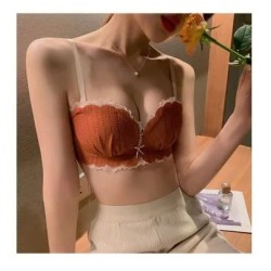 Western Couture Imported Korean Lace Padded Bra – Small Bust Gathered Fit