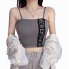 Western Couture Imported Glamorous Double Layered Tank/Tube Top with Detachable Straps & Chest Pads