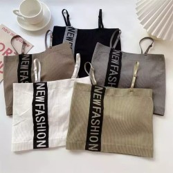 Western Couture Imported Glamorous Double Layered Tank/Tube Top with Detachable Straps & Chest Pads