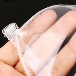 Crystal Clear Transparent Plastic Bra for Women