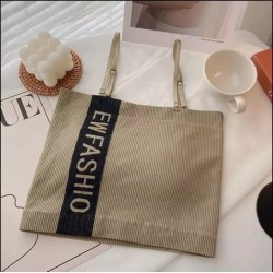 Western Couture Imported Glamorous Double Layered Tank/Tube Top with Detachable Straps & Chest Pads