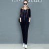 Western Couture Imported Velvet Hooded Jacket & Pant 2-Piece Coord Set – Spring/Autumn Collection
