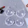 Crystal Clear Transparent Plastic Bra for Women