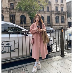 Western Couture Imported Office / Casual Wear Women's Long Trench Blazer/Over Coat