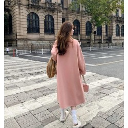 Western Couture Imported Office / Casual Wear Women's Long Trench Blazer/Over Coat