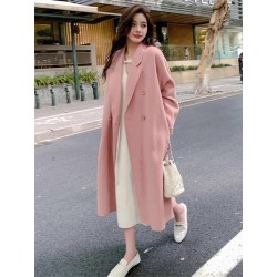 Western Couture Imported Office / Casual Wear Women's Long Trench Blazer/Over Coat