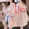 Imported Wind/Sun Protection Clothing Women's Long-sleeved  Hooded Anti-ultraviolet Summer Wind/Sun Protection Hooded Jacket