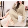 Western Couture Imported Korean Sweater Dress with Stylish Detailed Frill