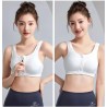 Western Couture Imported Gym Fitness Sportswear Bralette with Front Zip Closure