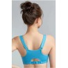 Western Couture Imported Gym Fitness Sportswear Bralette with Front Zip Closure
