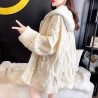 Western Couture Imported Heavy Quality Oversized Hooded Knitted Zip Closure Cardigan/Jacket