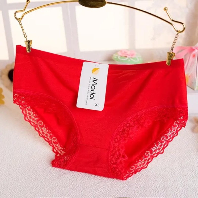 Western Couture Soft Modal Lace Detailed Women's Underwear (Pack of 1)