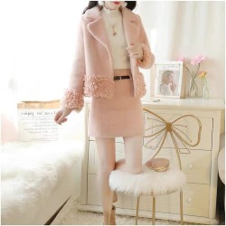 Western Couture Imported Elegant Blazer & Skirt 2 Pc Co-Ord Set – Spring/Autumn Wear