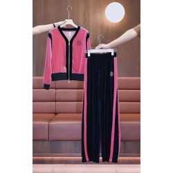 Western Couture Velvet Coord Set – 2 Pc Imported Spring/Autumn Wear Jacket and Wide Leg Pant
