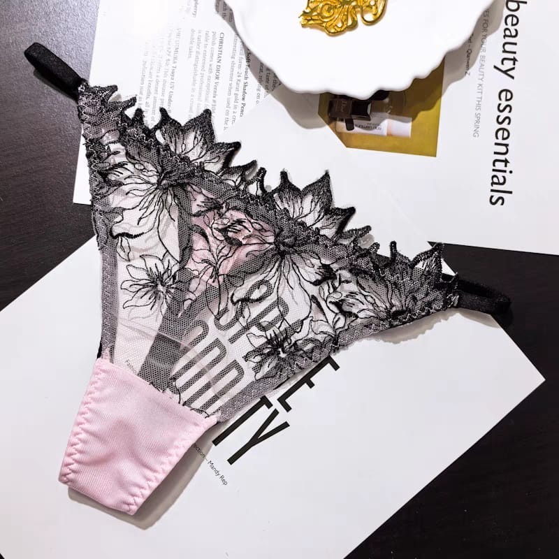 Western Couture Imported Women’s Sexy Lace Thong Panty