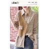 Western Couture Imported Statement Shirt with Contrast Patch Vest – Elegant & Edgy