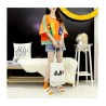 Western Couture™ Oversized Summer Patchwork T-Shirt – Vibrant Street Style