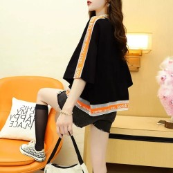 Western Couture™ Oversized Summer Patchwork T-Shirt – Vibrant Street Style