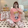 Western Couture™ Imported 3 Pc Cute Cartoon Night Suit Set – Top, Pant & Shorts