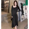 Western Couture – Beautiful Women's Fashion High Slit Bodycon Dress