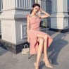 Western Couture – Imported Elegant Party Wear Ruffled Summer Dress (2 Styles)