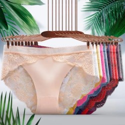 Western Couture Imported Lace Ice Silk Panty for Women