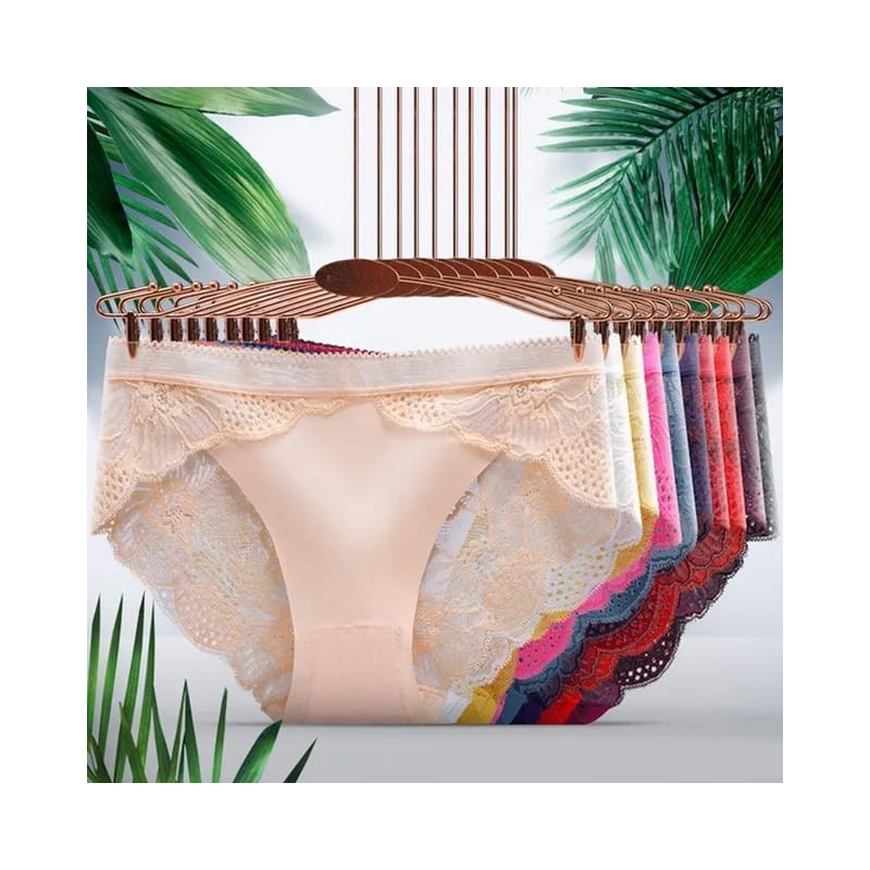 Western Couture Imported Lace Ice Silk Panty for Women