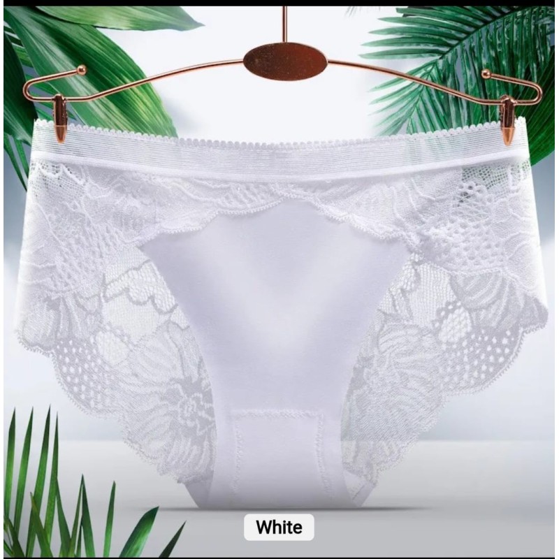 Western Couture Imported Lace Ice Silk Panty for Women