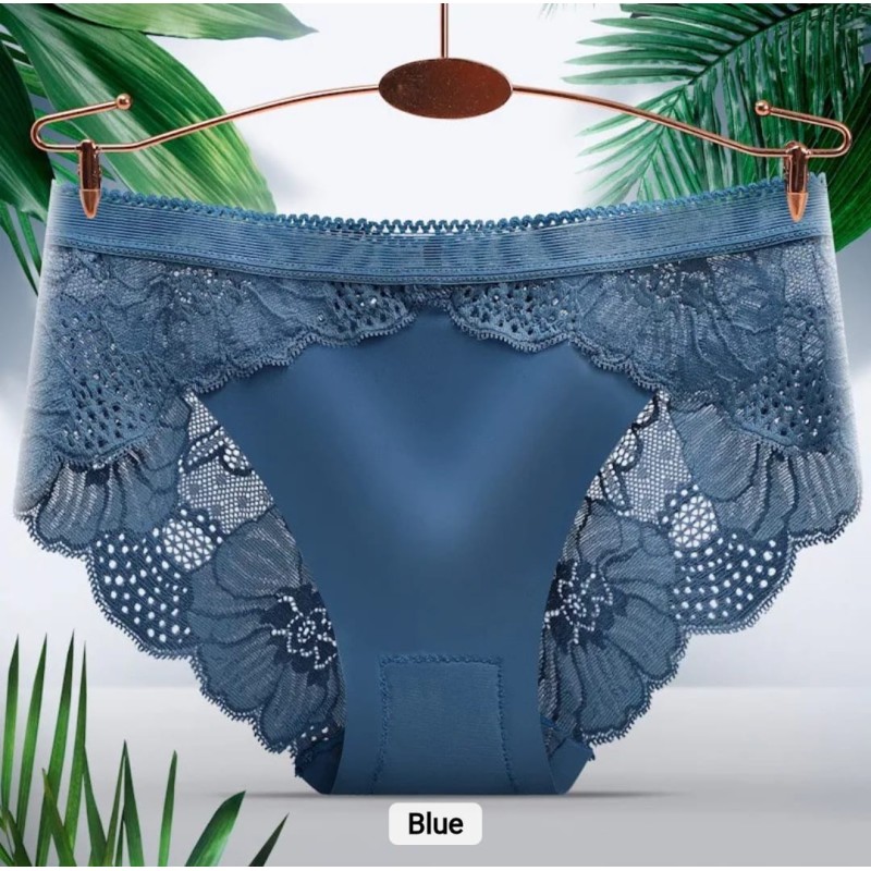 Western Couture Imported Lace Ice Silk Panty for Women