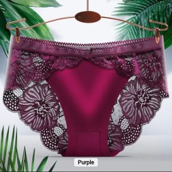 Western Couture Imported Lace Ice Silk Panty for Women
