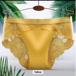 Western Couture Imported Lace Ice Silk Panty for Women