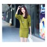 Western Couture Imported Soft Woolen Knitted Top and Skirt Coord Set