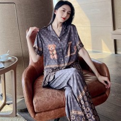 Imported Premium Printed Night Suit Set | 2 Pc Luxury Lounge Wear