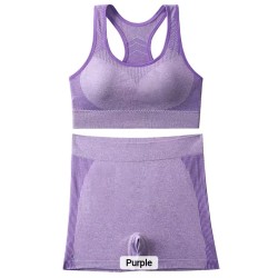 Imported Seamless Padded Sports Bralette & High-Waist Yoga Shorts Set