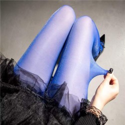 Western Couture™ Imported Glitter Sheer Pantyhose for Women – Shiny & Stretchable Stockings