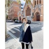 Western Couture – Imported Beautiful Spring/Autumn Oversized Trendy Color Blocked Hooded T-Shirt