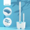 Luxever™ Smart Toilet Brush 2Pc Set with Wall Mounted Holder & Pasted Clip