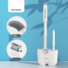 Luxever™ Smart Toilet Brush 2Pc Set with Wall Mounted Holder & Pasted Clip