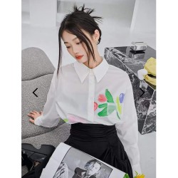 Imported Summer Oversized Fine Art Print Shirt